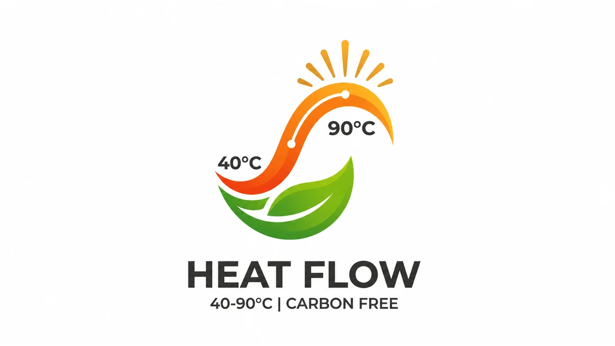 Heat Flow — chaleur solaire de 40 à 90 °C, sans carbone